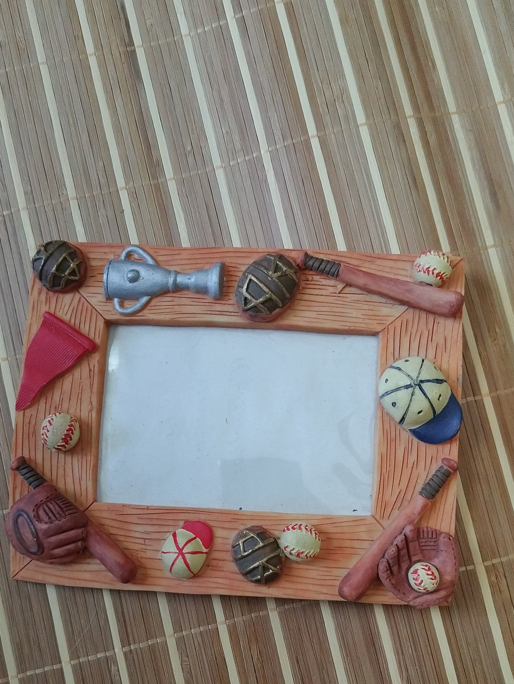 3D Baseball Theme Picture Frame